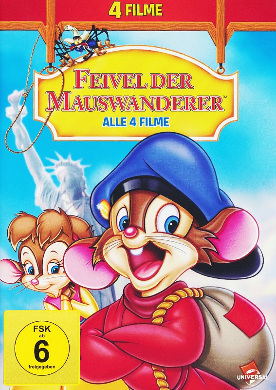 Feivel Der Mauswanderer 14 [4 DVDs] Film XJUGGLER DVD