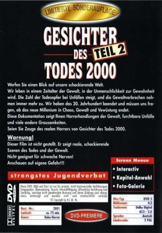 Gesichter Des Todes 2000